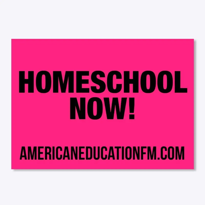 HOMESCHOOL NOW!