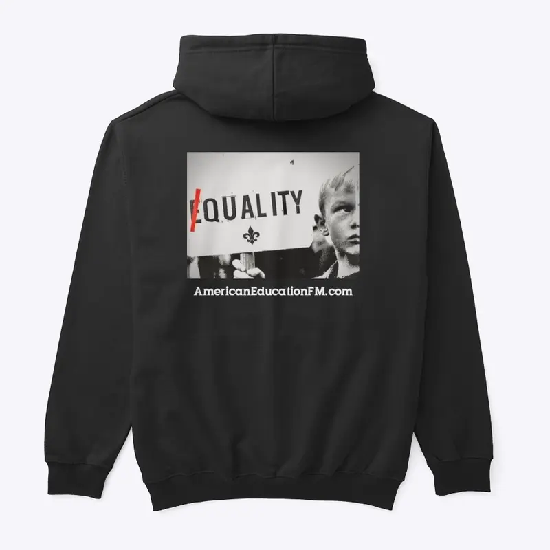 Quality hoodie and White Mug.